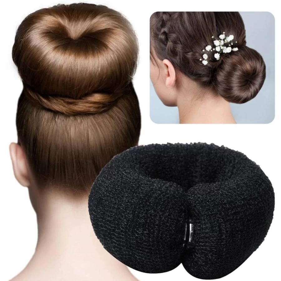 Xiahium Magic Hair Styler - Twist Ring Bun Maker for Chignon, Donut & Updo Hairstyles, Hair Curler Accessory for Women