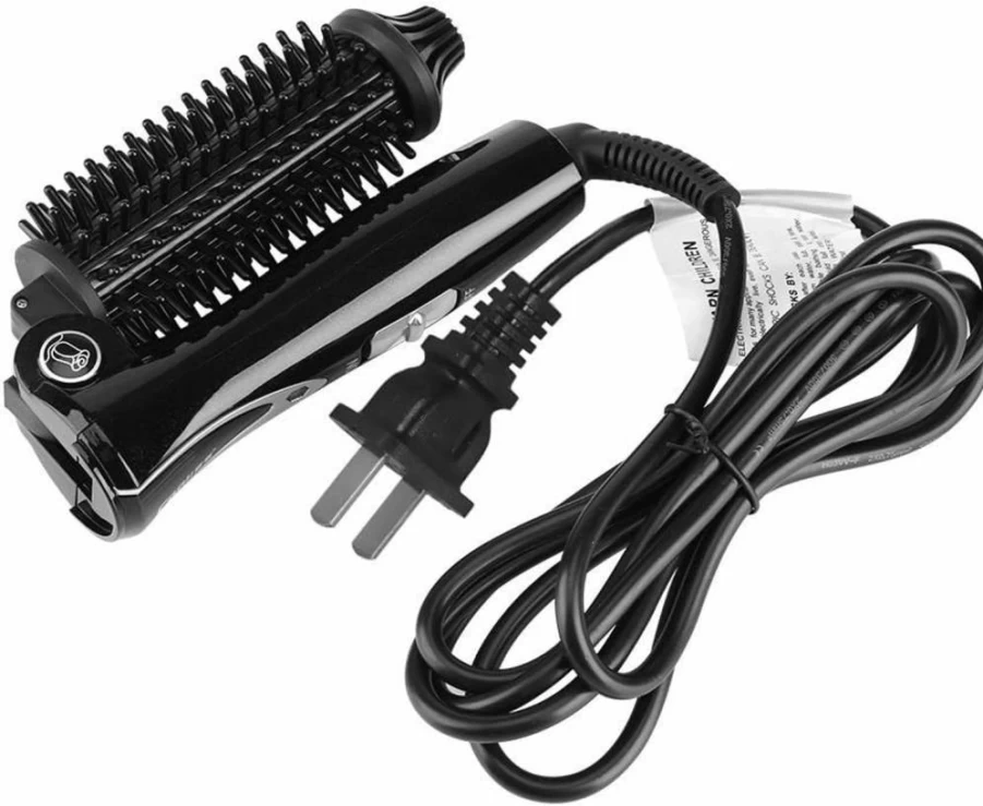 GOTOTOP 3-in-1 Hair Styler: Curling Iron, Hair Dryer Brush & Straightener with Instant Heat, Foldable Design, Anti-Scald Tech for All Hair Types (100-240V)