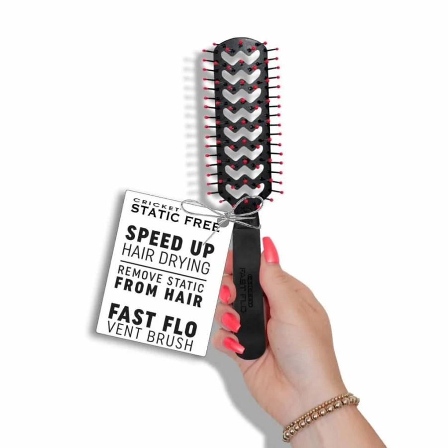 Cricket Anti-Static Volumizing Hair Brush for All Hair Types - Blow Drying, Styling, Detangling Long, Short, Thick, Thin, Curly, Straight & Wavy Hair