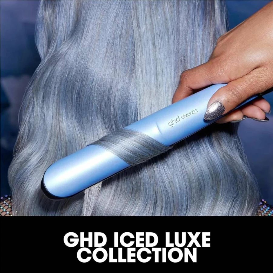 Ghd Chronos & Chronos Max Professional Hair Straighteners – 1" & 2" Plates for 3X Faster Styling, 24H Frizz-Free Shine & Smoother Hair in One Pass