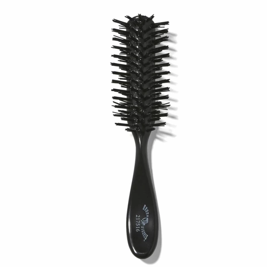 Brush Strokes 7-Row Nylon Styler Brush for Frizz Control & Smooth Waves – Firm Bristle Hair Styling Tool